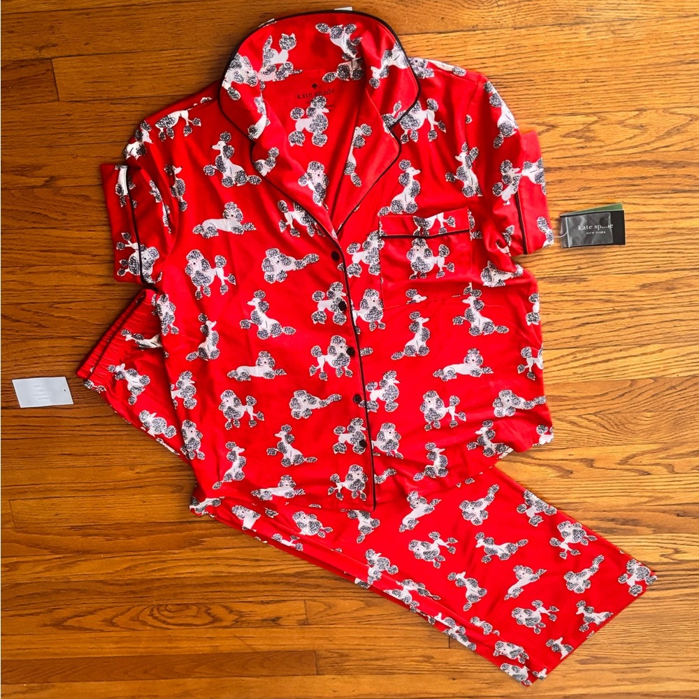 Kate Spade Poodle Pajama Set - Picture 4 of 7